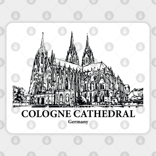 Cologne Cathedral - Germany Magnet by Lakeric